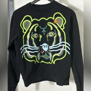 Kenzo Black Logo Crewneck Sweatshirt